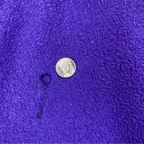 MINNESOTA VIKINGS Vintage LOGO 7 Game Day Pullover Zip Up Fleece Size Large - Picture 11 of 12